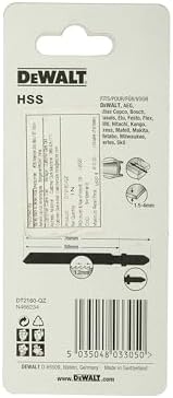 DeWalt DT2160QZ Jigsaw Blades for Metal T Shank HSS T118A Pack of 5 view 14