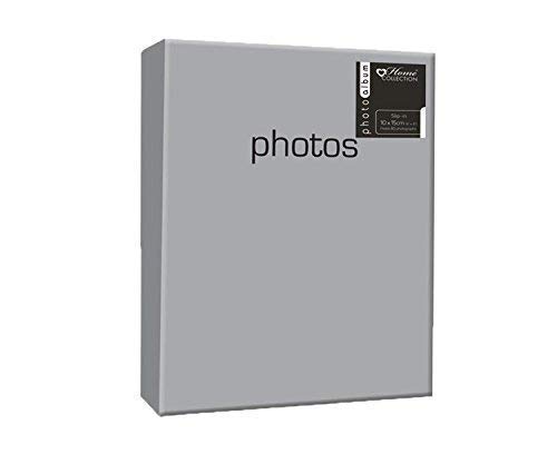 Silver Slip In Photo Album 200 Capacity With Memo Area 4 x 6"