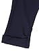 Messic Cuffed Sleeve Shirts For Women, Women's V-Neck Blouses 3/4 Roll-Up Sleeve Button Casual Chiffon Tunic Shirt (X-Large, Navy)