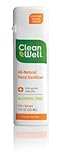 Cleanwell All-natural Hand Sanitizer, Orange Vanilla Scent, 1-Ounce (Pack of 6)