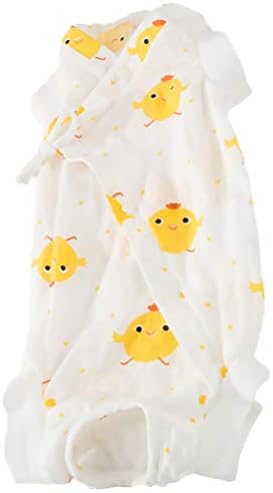 Popetpop 猫用 術後服 犬猫用術後ウェア 腹部の傷口保護 未使用品 エリザベスカラーに代わる S 可愛い 傷舐め防止