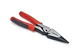 Crescent CCA6548 8-Inch Pivot Pro Compound Action Long Nose Plier, Red