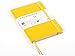 UBERWORKS Tehnik Classic Hardcover Dotted Notebook | Stay Organized | Premium Writing All Purpose, Bullet Journal, Planner, Organizer, BuJo | 192 A5 Dot-grid Pages with Back Folder, Labels | Yellow