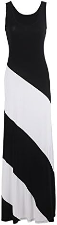 PinkPatty Brand Cotton Comfortable Dress for Women Womens on Prime Black White X-Large Size