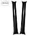 Furry Sunny Bam BamThunder Sticks Inflatable Stadium Noisemakers Cheer Sticks Blow Bar Inflatable Boom Sticks Noisemakers Stick Basketball Football Noisemakers Party Favors 100 Pack (Black)