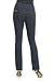 Rekucci Jeans Women's Ease in to Comfort Fit Stretch Straight Leg Denim Pants (8,Dk. Wash)