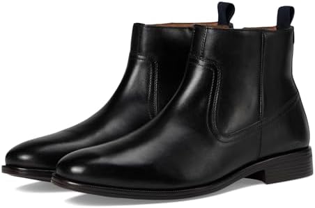 Donald Pliner Boots Mens Size 9 M Black Gunter Chelsea Leather Slip On Shoes Donald Pliner Boots Mens Size 9 M Black Gunter Chelsea  main image 4