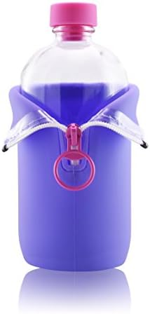 Sports Water Bottle - Aquaovo LOB[O] Space Odyssey Collection + Soft Silicon Sleeve- 500 Ml(16oz) - PLUTO