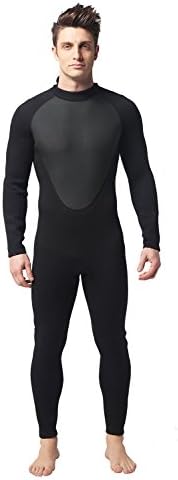 Niiwi Full Body Wetsuits, Premium Neoprene 3mm Men's Diving Suit for Underwater Scuba