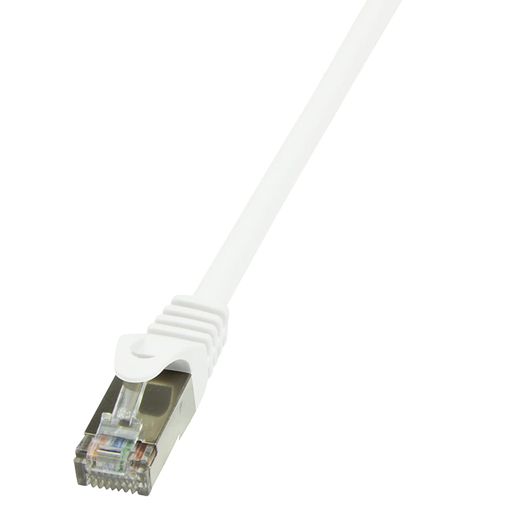 LogiLink CP2061S CAT6 F/UTP EconLine Patch Cable, 3 Meter Length, White, White, 3 Meter Length