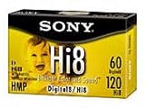 Sony Hi8 Camcorder 8mm Cassettes 120 Minute (3-Pack)