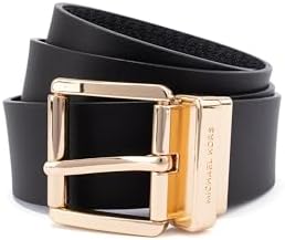 Women\'s 1.5 Inch Leather Belt with Hexagon Buckle, Adjustable Sizing AllSaints Women main image 4
