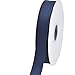 Ribest 1 inch Navy Blue Grosgrain Ribbon 50 Yards Per Roll for Crafts Bow Maker Wreaths Gift Wrapping Hair Accessories Wedding