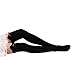 aoricu Long Socks, Women Cute Cat Cartoon Socks Over Knee High Boots Long Socks for Girls (Black)