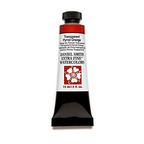 DANIEL SMITH 284600187 Extra Fine Watercolor 15ml Paint Tube, Transparent Pyrro…