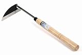 Tomerry Japanese Weeding Sickle - 17'' Long Handle Sharp Edge Nejiri Kama Hoe