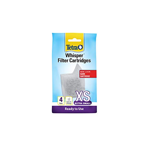 Tetra Whisper Filter Cartridges 4 Count, Extra Small, For aquarium