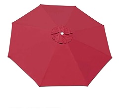Amazon Com Strong Camel Replacement Patio Umbrella Canopy Cover For 11 5ft 8 Ribs Umbrella Taupe Canopy Only Brown Garden Outdoor