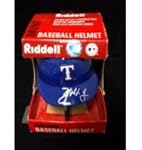 Signed Mayberry, John Jr. (Texas Rangers) Texas Rangers Mini Helmet autographed