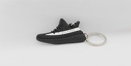 Yeezy Boost 350 V2 Fashion Key Chains 2D - Black/Red (Breds), Black/White (Oreo), Gray/Orange (Beluga), Black/Grey, White (Oreo)
