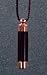 Nigerian Ebony Wood Slimline AromaPendant - Essential Oils Aromatherapy Pendant with 1 ml Glass Vial