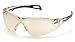 Pyramex Safety PMXSLIM Eyewear, Black Temples, Indoor/Outdoor Mirror Lens primary