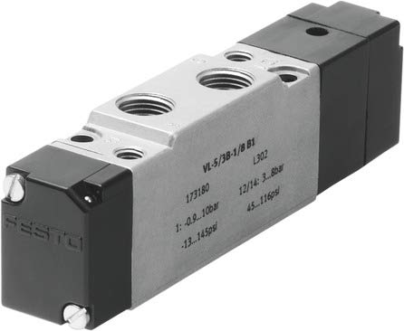 Festo 173180 Model VL-5/3B-1/8-B1 Pneumatic Valve