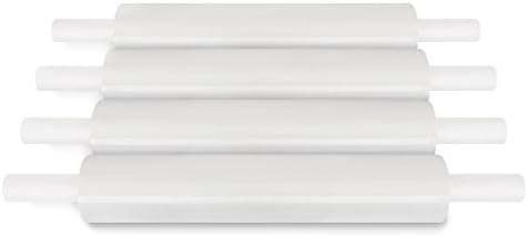 4 Rolls Hand Pallet Wrap Plastic Stretch Wrap 17" x 1000 Feet by PackagingSuppliesByMail