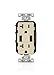 Leviton T5832-I Type-A USB In-Wall Charger with 20A Tamper-Resistant Outlet, USB Charger for Smartphones, Ivory