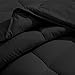 Bare Home Comforter Set - Twin/Twin Extra Long Size - Ultra-Soft - Goose Down Alternative - Premium 1800 Series - All Season Warmth (Twin/Twin XL, Black)
