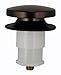 Bathtub Drain Plug Drain Stopper, Tip-Toe Bath Plunger (3/8 Inch, Oil Rubbed Bronze)