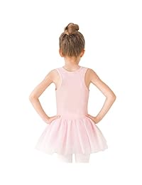 STELLE Ballet Leotard Tutu Dress para niñas Falda de baile para niños pequeños