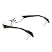 YR Anti-Slip Soft Silicone Ear Grip Hook Retainer Sleeve For Eyeglasses Sunglasses, 8 Pairs, Clear