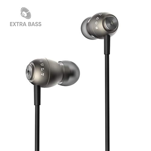Boult Audio BassBuds Storm-X in-Ear Wired Earphones with Mic and Full Metal Body for Extra Bass & HD Sound with Passive