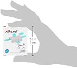 Rexel No.25 Small Staples Box 5000 for Mini Staplers 4 mm 7.2 mm 5025 view 5