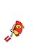 EMTEC Animal Series Jungle 8 GB USB 2.0 Flash Drive, Parrot