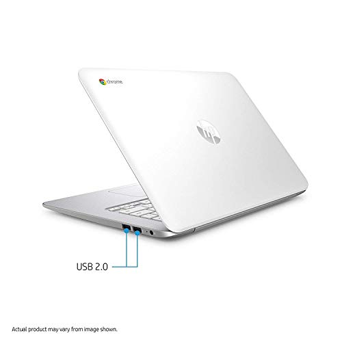 Newest HP 14-inch Chromebook HD SVA (1366 x 768) Display, Intel Dual Core Celeron N2840 2.16GHz, 4GB DD3L RAM, 16GB eMMc Hard Drive, Bluetooth, HDMI, Stereo speakers, HD Webcam, Google Chrome OS