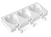 Silikomart Silicone Easy Cream Mini Ice Cream Bar Mold Set, Hearts