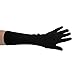 Black Costume Gloves (Elbow Length) - Adult Teen Halloween Cosplay Party