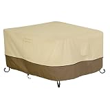 Classic Accessories Veranda Square Fire Pit/Table Cover, 52-Inch