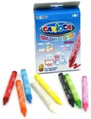 Carioca - Caja con 8 Ceras Pastel (A36150008): Amazon.es: Juguetes y juegos