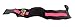 Weight lifting Wrist Wraps (pink wrist wraps) Weightlifting Wraps Lifting Supports for Weightlifting CrossFit and Powerlifting Unisex Improve Hand Strength Support During Weight Lifting. (Black/Pink)