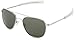Randolph Aviator Square Sunglasses, 58, Matte Chrome, Bayonet, AGX Lenses