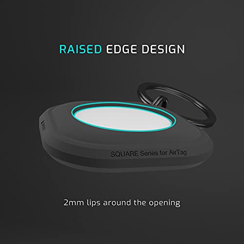 Elkson Air Tag Holder for Apple AirTag, Keychain AirTags Case with