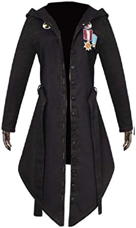 Outfitter Jackets PUBG Playerunknown's Battlegrounds Cotton Trench Cosplay Costume Black