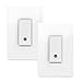 Wemo Light Switch 2-Pack, WiFi Enabled, Compatible with Alexa and Google Assistant (Renewed)