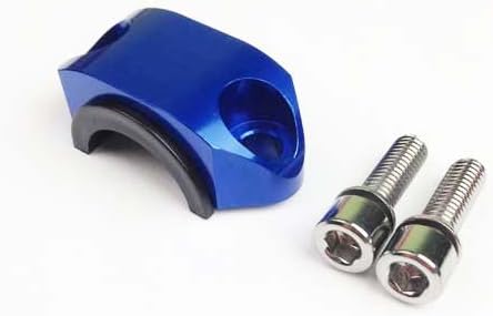 Blue CNC Billet brake clutch perch Rotator bar clamp Yamaha Honda Kawasaki Suzuki KTM Huskvarna
