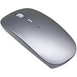 Quiet Wireless Bluetooth Mouse Rechargeable - Azmall Mini Gaming Mouse Computer Mouse With 3 Adjustable DPI Level (800DPI,1200DPI,1600DPI),Compatible with PC, Mac, Desktop and Laptop
