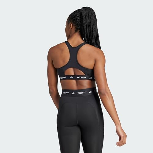 Damen Techfit Bra, Black, XS