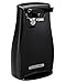 Proctor Silex Power Electric Automatic Can Opener with Knife Sharpener, Twist-off Easy-Clean Lever, Cord Storage, Black (75217F) primary